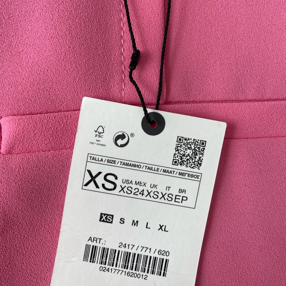 Zara Barbie Pink High Waisted Shorts XS - Picture 11 of 14
